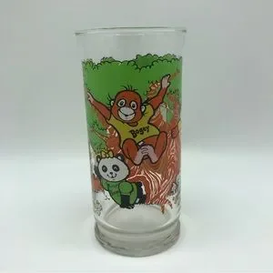 Glass Bogey Kitchen | Vintage 1982 Shirt Tales Drinking Soda Glass Tall Cup 8s ...